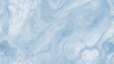 The primary subject of the image is a blue and white marbled surface, which appears to be a marble tile or a marble-like material. The setting is a bathroom, as indicated by the presence of a sink. The visual style is a close-up of the marbled surface, showcasing its intricate patterns and textures. The colors and mood of the image are predominantly blue and white, creating a clean and elegant atmosphere.