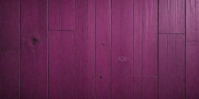The primary subject of the image is a wooden wall with a purple color. The setting is a room with a wooden floor. The visual style is a close-up of the wooden wall, showcasing its texture and color. The dominant colors are purple and brown, creating a warm and inviting atmosphere.
