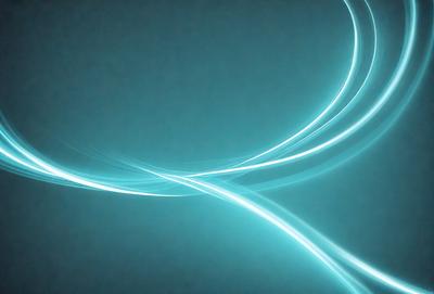 The primary subject of the image is a blue background with a swirling pattern. The setting is a dark room, and the visual style is a digital art or illustration. The dominant colors are blue and white, creating a calm and serene atmosphere.
