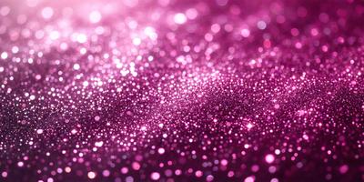 The primary subject of the image is a close-up of a pink background with a pattern of glittering, shiny, and sparkling pink dots. The setting appears to be a dark background, which contrasts with the bright pink dots. The visual style of the image is a close-up of the pink background, showcasing the intricate pattern of the dots. The colors and mood of the image are predominantly pink, creating a warm and inviting atmosphere.