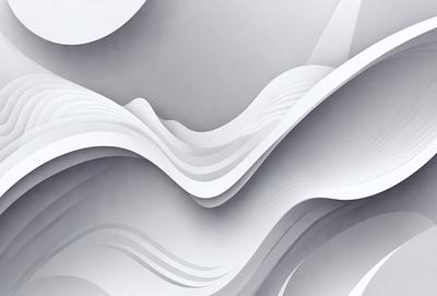 The primary subject of the image is a large, folded piece of paper. The paper is white and appears to be a sheet of paper that has been creased and folded into a complex shape. The setting is a white background, which provides a clean and minimalist appearance to the image. The visual style is a close-up of the paper, showcasing its intricate folds and creases. The colors and mood of the image are predominantly white, giving it a clean and simple appearance.