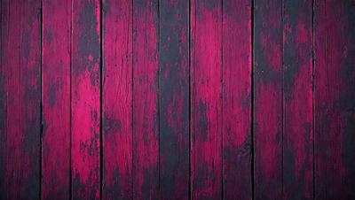 The primary subject of the image is a wooden wall with a pinkish hue. The setting is a room with a wooden surface, and the visual style appears to be a photo. The dominant colors in the image are pink and red, creating a warm and inviting atmosphere.