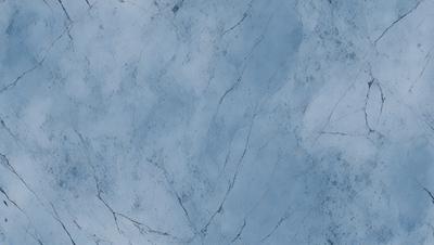 The primary subject of the image is a white marble wall with a blue tint. The setting is a room with a blue background. The visual style is a close-up of the marble wall, showcasing its texture and details. The colors and mood of the image are predominantly blue and white, creating a calm and serene atmosphere.