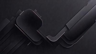The primary subject of the image is a black and white illustration of a chair. The setting is a black background, and the visual style appears to be a combination of digital art and illustration. The colors and mood of the image are predominantly black and white, giving it a minimalist and modern appearance.