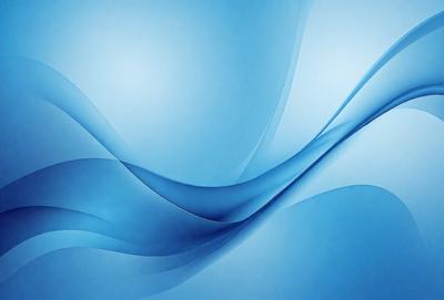 The primary subject of the image is a blue background with a flowing, swirling pattern. The setting is a blue wall, and the visual style is a digital art or illustration. The dominant colors are blue and white, creating a calm and soothing atmosphere.