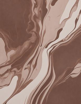 The image features a brown and white patterned surface, possibly a wallpaper or a painting. The primary subject is a close-up of the pattern, which appears to be a combination of brown and white colors. The setting is indoors, and the visual style is a mix of artistic and textured elements. The overall atmosphere is warm and inviting, with the brown and white colors creating a sense of harmony and balance.