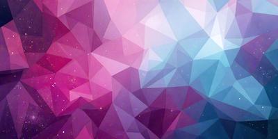 The primary subject of the image is a colorful, geometric pattern. The setting is a purple and blue background, which adds to the overall visual style. The pattern is a combination of triangles and stars, creating a unique and eye-catching design. The colors in the image are predominantly purple and blue, giving the scene a calm and soothing atmosphere.