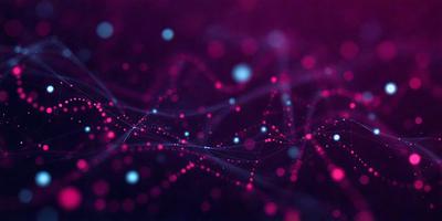 The primary subject of the image is a close-up of a pink and purple pattern, which appears to be a digital art or illustration. The setting is a dark background, which contrasts with the vibrant colors of the pattern. The visual style suggests that the image is a creative and artistic representation of the pink and purple pattern. The colors and mood of the image are predominantly pink and purple, creating a warm and inviting atmosphere.