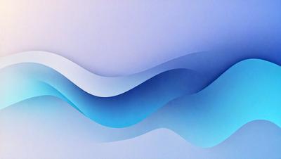 The primary subject of the image is a blue wave, which is the main focus of the scene. The setting is a blue background, which complements the blue wave. The visual style is a digital art or illustration, as the wave is depicted in a detailed and artistic manner. The dominant colors in the image are blue, which creates a calm and serene atmosphere.