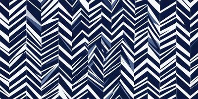 The primary subject of the image is a blue and white zigzag pattern. The setting is a blue background, and the visual style appears to be a digital art or illustration. The dominant colors are blue and white, creating a calm and soothing atmosphere.