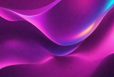 The primary subject of the image is a purple, pink, and blue swirl pattern. The setting is a purple background, and the visual style appears to be a digital art or illustration. The dominant colors in the image are purple, pink, and blue, creating a vibrant and lively atmosphere.