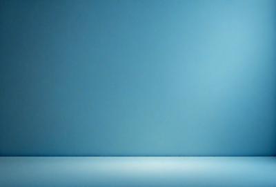 The primary subject of the image is a blue wall. The setting is a room with a blue wall, and the visual style is a photo. The dominant colors are blue, and the overall atmosphere is calm and serene.