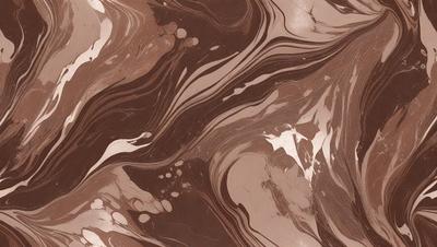 The image features a brown and white marbled pattern, which gives it a unique and elegant appearance. The primary subject is the marbled pattern, which is the main focus of the image. The setting is a brown and white marbled surface, which serves as the backdrop for the pattern. The visual style is a close-up of the marbled pattern, showcasing its intricate details. The colors and mood of the image are predominantly brown and white, creating a sense of sophistication and timelessness.
