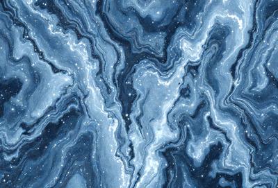 The primary subject of the image is a blue and white swirling pattern, which appears to be a digital art or illustration. The setting is a blue and white background, which complements the swirling pattern. The visual style is a combination of digital art and illustration, creating a unique and captivating image. The colors and mood of the image are predominantly blue and white, giving it a calming and serene atmosphere.