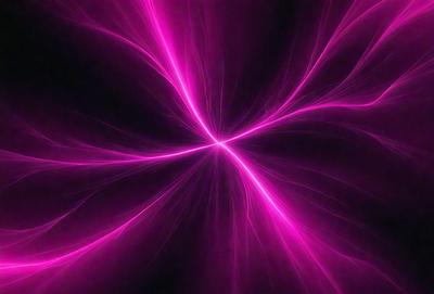 The primary subject of the image is a bright pink light, which appears to be a neon light or a light source with a pink hue. The light is illuminating a dark background, creating a striking contrast between the light and the darkness. The visual style of the image is a close-up of the light source, emphasizing its vibrant color and unique appearance. The colors and mood of the image are predominantly pink, giving it a warm and inviting atmosphere.