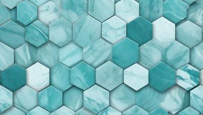 The primary subject of the image is a blue and white marble tile pattern. The setting is a wall with a blue and white marble tile pattern. The visual style is a photo of a marble tile pattern. The dominant colors are blue and white, creating a clean and elegant atmosphere.