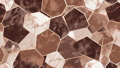 The primary subject of the image is a marble pattern, which is the main object, scene, or focus of the image. The setting or background is a marble surface, and the visual style is a photo. The colors and mood of the image are predominantly brown and earthy tones, giving it a natural and earthy atmosphere.