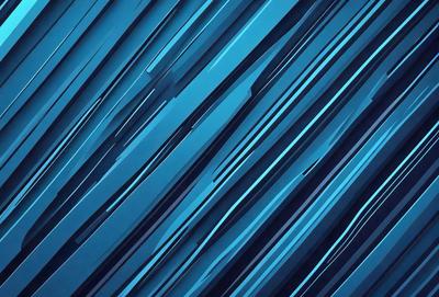 The primary subject of the image is a blue and black patterned wallpaper. The setting is a room with a blue and black wallpapered wall. The visual style is a digital art or illustration, as the pattern appears to be a digital creation. The dominant colors are blue and black, creating a calm and soothing atmosphere.