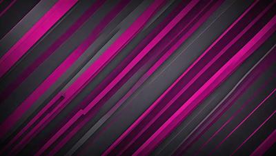 The primary subject of the image is a pink and purple striped pattern. The setting is a black background, which contrasts with the vibrant colors of the pattern. The visual style appears to be a digital art or illustration, as the colors and patterns are well-defined and consistent throughout the image. The dominant colors are pink and purple, creating a lively and energetic atmosphere.