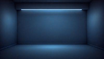 The primary subject of the image is a blue wall with a blue background. The setting appears to be a room with a blue wall, and the visual style is a photo. The dominant colors in the image are blue, creating a calm and serene atmosphere.