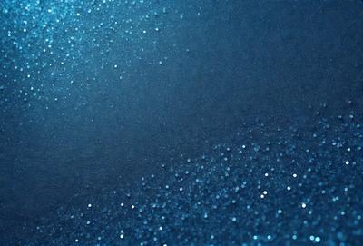 The primary subject of the image is a blue background with a pattern of glittering blue stars. The setting is a dark, starry night, and the visual style is a digital art or illustration. The colors and mood of the image are predominantly blue, with a sense of mystery and wonder.
