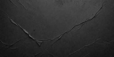 The primary subject of the image is a black leather surface with a pattern of cracks and lines. The setting is a dark room, and the visual style is a close-up of the leather surface. The colors and mood of the image are dark and moody, with the black leather creating a dramatic and intense atmosphere.