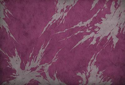The primary subject of the image is a purple and white patterned wallpaper. The setting is a room with a purple wall, and the visual style is a combination of a photo and digital art. The dominant colors are purple and white, creating a calm and soothing atmosphere.