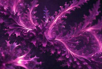 The primary subject of the image is a purple flower with a long stem. The flower is the main focus of the image, and it is displayed against a dark background. The visual style of the image is a close-up of the flower, showcasing its details and texture. The dominant colors in the image are purple and dark, creating a moody and dramatic atmosphere.