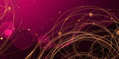 The primary subject of the image is a purple background with a pattern of yellow lines and dots. The setting appears to be a digital art or illustration, as the lines and dots are not realistic and seem to be created artificially. The visual style gives the impression of a futuristic or abstract design. The dominant colors are purple and yellow, creating a vibrant and energetic atmosphere.