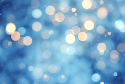 The primary subject of the image is a blue background with a pattern of bright, white, and yellow lights. The setting appears to be a night sky, with the lights creating a visually striking and luminous atmosphere. The visual style of the image is a combination of digital art and illustration, as the lights are arranged in a way that resembles a painting or drawing. The colors and mood of the image are predominantly blue, with the white and yellow lights adding a sense of warmth and vibrancy to