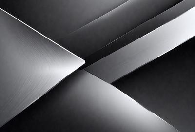 The primary subject of the image is a close-up of a knife. The knife is made of metal and has a silver appearance. The setting is a dark background, which contrasts with the knife's reflective surface. The visual style is a close-up, focusing on the details of the knife. The colors and mood of the image are predominantly dark, with the silver knife being the main focal point.