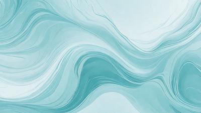 The primary subject of the image is a blue and white wave, which is the main focus of the scene. The wave is depicted in a digital art style, giving it a modern and visually appealing appearance. The setting is a blue background, which complements the colors of the wave and adds to the overall mood of the image.