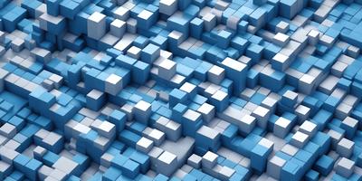 The primary subject of the image is a blue and white patterned background, which appears to be a digital art or illustration. The setting is a blue and white checkered pattern, and the visual style is a combination of digital art and illustration. The colors and mood of the image are predominantly blue and white, creating a clean and modern atmosphere.