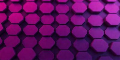 The primary subject of the image is a purple surface with a pattern of small, square-shaped objects. The setting appears to be a close-up of the purple surface, showcasing the intricate pattern of the small squares. The visual style of the image is a combination of a photo and a digital art, as it captures the details of the pattern while maintaining a modern and artistic appearance. The colors and mood of the image are predominantly purple, creating a sense of calmness and soph