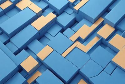 The primary subject of the image is a blue and yellow patterned background. The setting is a blue and yellow grid, which creates a visually appealing and unique design. The visual style of the image is a combination of digital art and illustration, showcasing the intricate patterns and colors. The dominant colors in the image are blue and yellow, creating a lively and vibrant atmosphere.