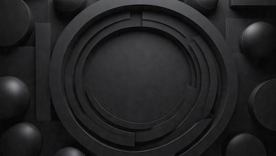 The primary subject of the image is a black and white circle, which is the main object, scene, or focus of the image. The setting is a black background, and the visual style is a photo. The colors and mood of the image are predominantly black and white, giving it a classic and timeless appearance.