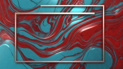 The primary subject of the image is a red and blue swirling pattern, which appears to be a digital art or illustration. The setting is a blue background, and the visual style is a combination of digital art and illustration. The dominant colors are red and blue, creating a vibrant and energetic atmosphere.