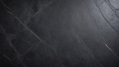The primary subject of the image is a black marble countertop. The setting is a kitchen, with the countertop being the main focus of the scene. The visual style is a photo, capturing the details and texture of the marble countertop. The colors and mood of the image are predominantly dark, with the black marble providing a sleek and sophisticated appearance.
