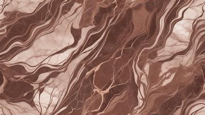 The image features a marbled stone wall with a brown and white color scheme. The wall appears to be made of marble, giving it a luxurious and elegant appearance. The pattern of the marble creates a visually interesting texture, adding depth and character to the wall. The overall atmosphere of the image is sophisticated and stylish, showcasing the beauty of the marbled stone wall.