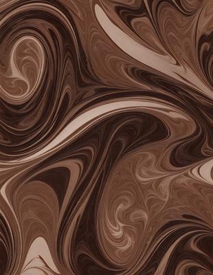 The image features a wooden surface with a swirling pattern, giving it a unique and intricate appearance. The primary subject is the wooden surface, which is the main focus of the image. The setting is indoors, with the wooden surface being the main background. The visual style is a combination of a photo and a digital art, as the wooden surface appears to be a blend of both. The colors and mood of the image are predominantly brown, giving it a warm and earthy atmosphere.