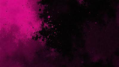 The primary subject of the image is a close-up of a pink background with a black and white pattern. The setting is a dark background, and the visual style appears to be a digital art or illustration. The dominant colors are pink and black, creating a bold and striking atmosphere.