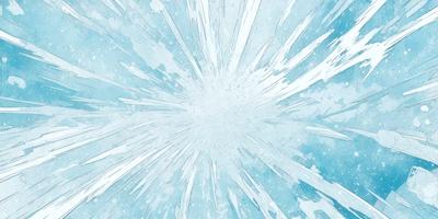The primary subject of the image is a blue and white snowflake, which is the main object, scene, or focus of the image. The setting or background features a blue and white color scheme, which adds to the overall atmosphere of the image. The visual style of the image is digital art, as it is a digital illustration of a snowflake. The colors and mood of the image are predominantly blue and white, creating a sense of coldness and tranquility.