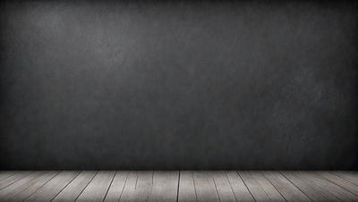 The primary subject of the image is a large, empty white wall. The setting is a room with a wooden floor. The visual style is a photo, and the colors and mood are predominantly white, giving the scene a clean and minimalist appearance.