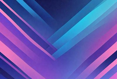 The primary subject of the image is a purple and blue geometric pattern. The setting is a blue background, and the visual style appears to be a digital art or illustration. The dominant colors in the image are purple and blue, creating a calm and soothing atmosphere.