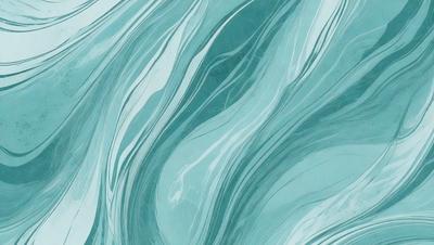 The primary subject of the image is a blue and white ocean wave. The setting is the ocean, with the wave being the main focus of the image. The visual style is a digital art or illustration, as the wave is depicted in a detailed and artistic manner. The dominant colors are blue and white, creating a serene and calming atmosphere.