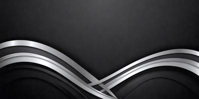 The primary subject of the image is a silver design or pattern, which is the main focus of the image. The setting or background is a black surface, which contrasts with the silver design. The visual style of the image is a combination of digital art and illustration, as it appears to be a digital creation. The colors and mood of the image are predominantly silver and black, giving it a modern and sleek appearance.