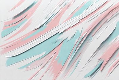The primary subject of the image is a close-up of a colorful, swirling pattern. The pattern is made up of various colors, including pink, blue, and white. The setting is a white background, which provides a clean and uncluttered look to the pattern. The visual style of the image is a combination of digital art and illustration, creating a vibrant and dynamic appearance. The overall atmosphere of the image is lively and energetic, with the swirling pattern evoking a sense of