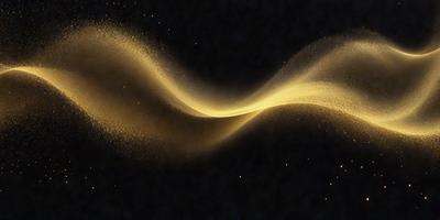 The primary subject of the image is a yellow and gold swirl pattern, which appears to be a digital art or illustration. The setting is a dark background, which contrasts with the bright colors of the swirl pattern. The visual style suggests a creative and artistic approach to the image. The dominant colors are yellow and gold, giving the image a warm and vibrant atmosphere.
