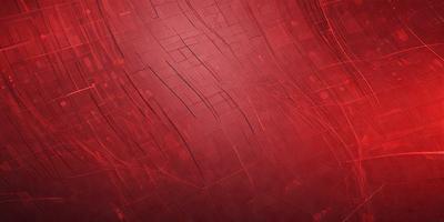 The primary subject of the image is a red background with a pattern of black lines. The setting appears to be a digital art or illustration, as the lines are not consistent with a natural or organic pattern. The visual style is a mix of digital art and a red and black color scheme, creating a bold and striking appearance. The overall atmosphere is intense and visually engaging.