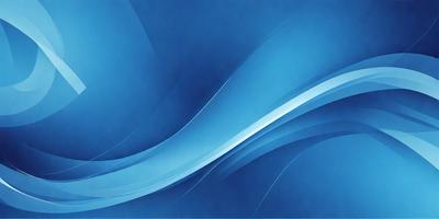 The primary subject of the image is a blue wave, which is the main focus of the scene. The setting is a blue background, and the visual style appears to be a digital art or illustration. The dominant colors in the image are blue and white, creating a calm and serene atmosphere.